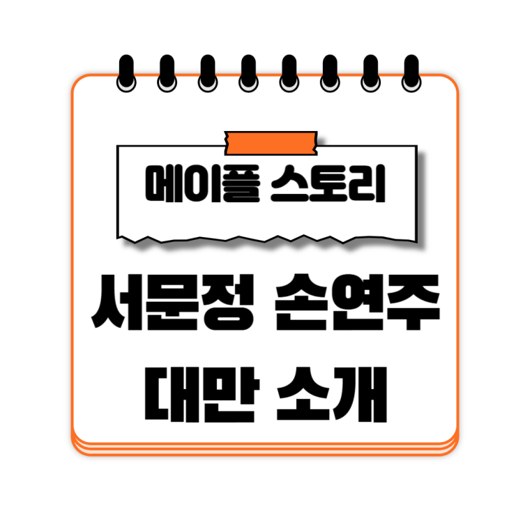 대만 서문정 손연주의 대만소개